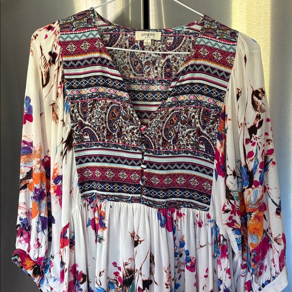 Umgee Boho Tunic Top - Picture 4 of 8